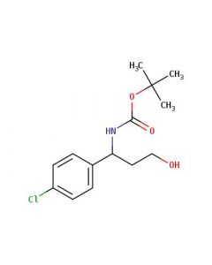 Astatech 3-(BOC-AMINO)-3-(4-CHLOROPHENYL)-1-PROPANOL; 0.25G; Purity 95%; MDL-MFCD04115553